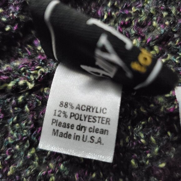 Amy Brill Abstract Pullover Knit Sweater Top ONE SIZE NEW - Picture 9 of 9